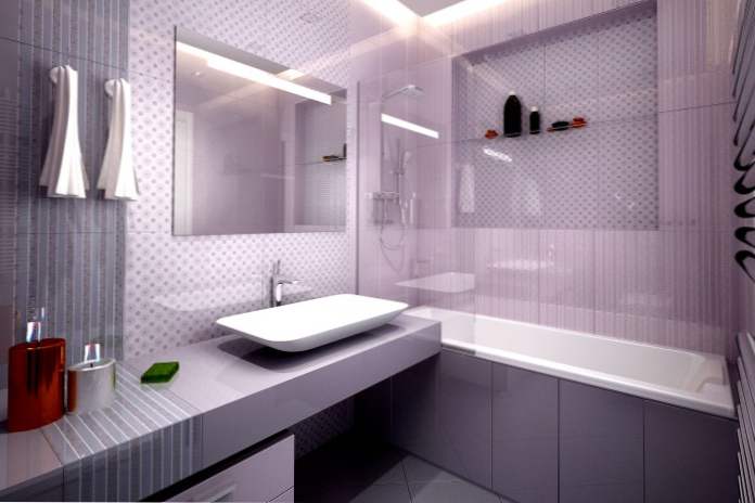 Ванна кімната сучасний дизайн і нічого зайвого (Затишна квартира)