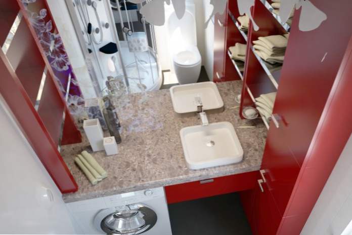 Svijetli dizajn kupaonice (Ugodan stan)